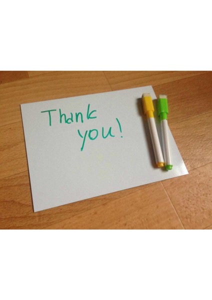 20X30CM Manyetik, Katlanabilir Beyaz Tahta, Silinebilir, 2 Kalemli Yazı Tablosu