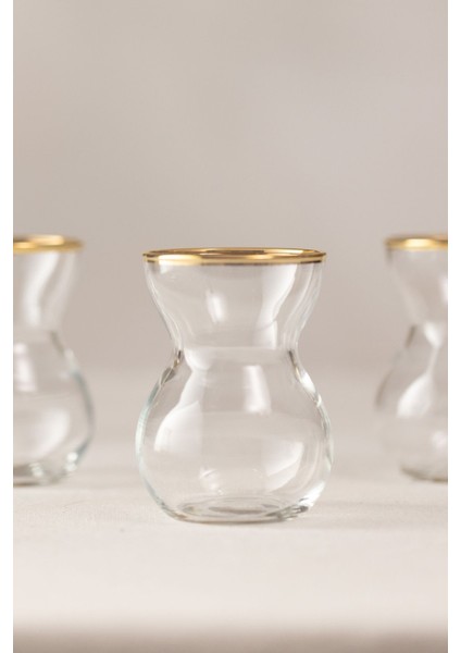 6'lı Beyaz Çay Bardağı Seti 140 Cc, Şık ve Kullanışlı Tasarım