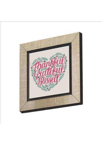 Şükran Günü Temalı Renkli Baskılı Mdf Magnet, Sevgiyi Paylaşmanın En Güzel Yolu