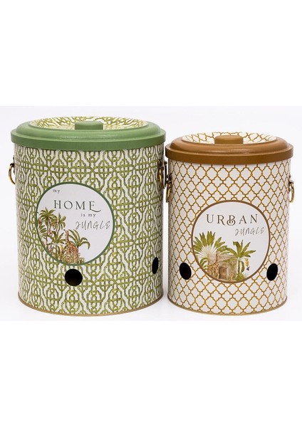 Paslanmaz Metal Sebzelik Seti, Patates ve Soğan Kovası 2'li fiyatları