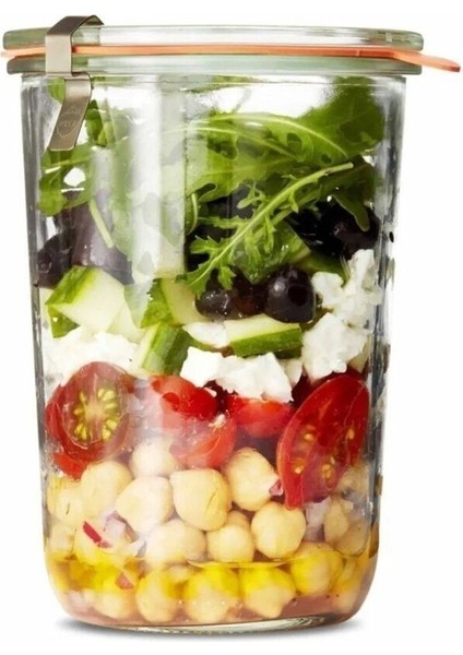 Turuncu 850 ml Cam Kavanoz, Kilitli, Pratik ve Şık Saklama Çözümü fiyatları