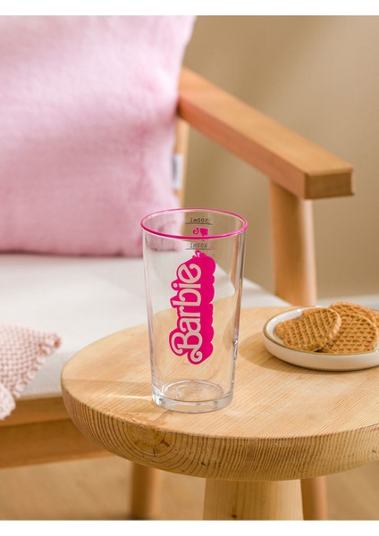Çok Renkli Barbie Baskılı Cam Bardak 570 Ml, Şık ve Renkli Tasarım fiyatları