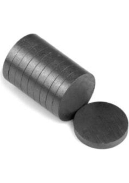 Gri Yuvarlak Magnet Mıknatısı 100 Adet, Güçlü ve Dayanıklı Manyetik Ürün Seti