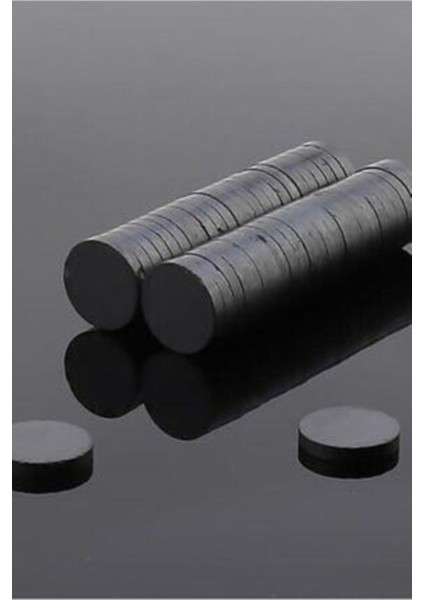 Gri Yuvarlak Magnet Mıknatısı 100 Adet, Güçlü ve Dayanıklı Manyetik Ürün Seti fırsatları