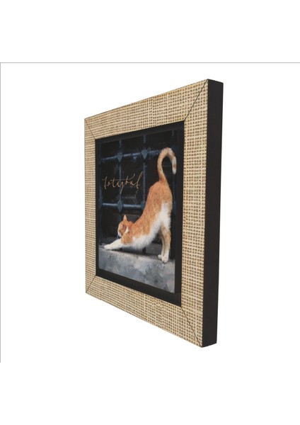 Bej Istanbul Kedisi Baskılı Mdf Magnet, Buzdolabı Süsü, Şık ve Renkli Dekorasyon. indirimleri