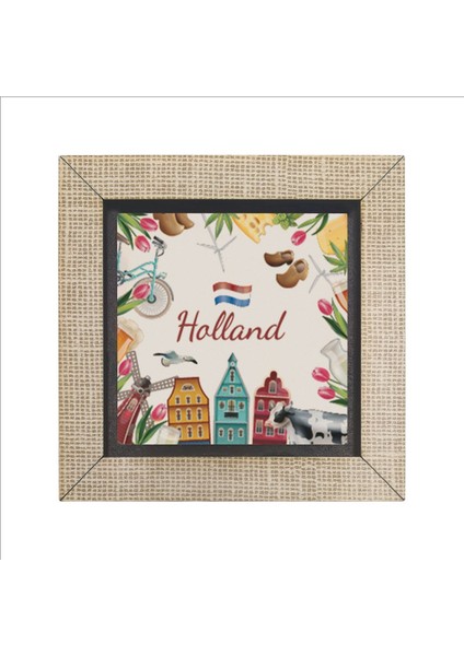 Renkli Semboller Baskılı Mdf Magnet, Buzdolabı Süsü, Şık ve Güncel Tasarım fırsatları