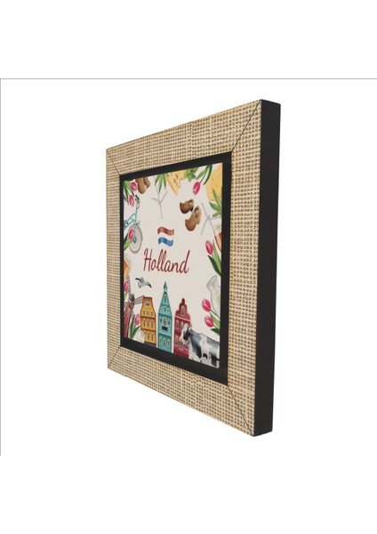 Renkli Semboller Baskılı Mdf Magnet, Buzdolabı Süsü, Şık ve Güncel Tasarım indirimleri