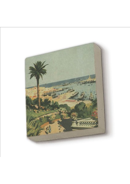 Italya Temalı Doğal Taş Mıknatıs, Buzdolabı Süsü, Şık ve Renkli Tasarım