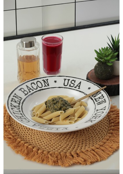 Beyaz 26 cm Makarna Tabağı, Şık ve Kullanışlı Ev Mutfak Aksesuarı