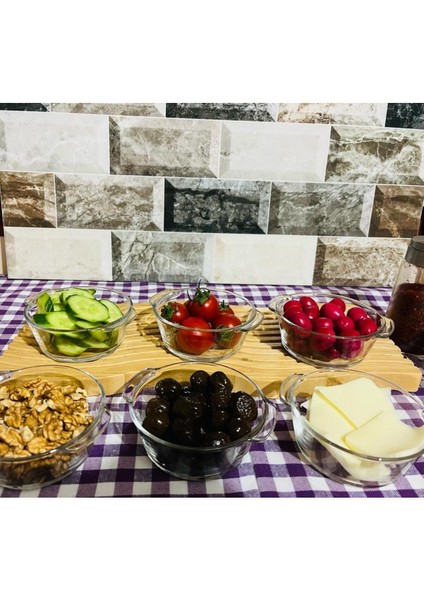 6 Adet Turuncu Cam Yuvarlak Kase Seti, Şık ve Dayanıklı Tasarım modelleri