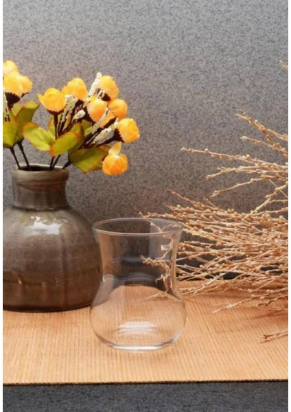 Turuncu 6'lı 285 cc Büyük Boy Çay Bardağı Seti fiyatları