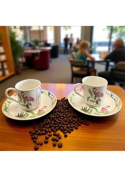 Iki Kişilik Beyaz Porselen Fincan Takımı, Şık ve Zarif Tasarım fırsatları