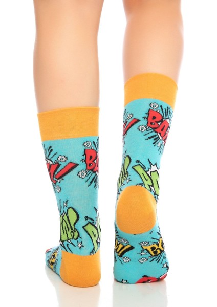 Renkli Çorap- Comıc /Unisex 35-38 modelleri