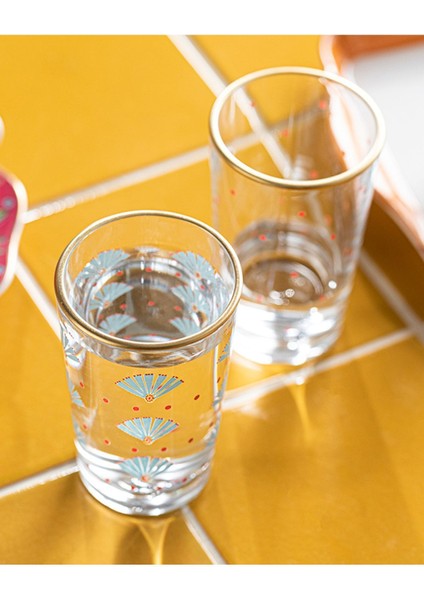 6'lı 110 ml Mavi-Pembe Kahve Yanı Bardak Seti fiyatları