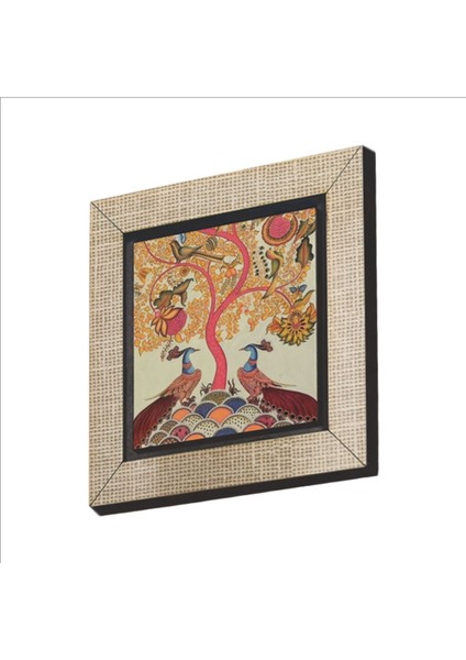 Renkli Tavus Kuşları Baskılı Mdf Magnet, Şık ve Dekoratif 161