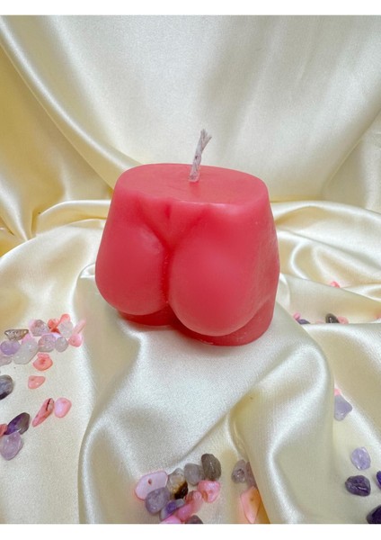 Pembe Aşk Kokulu Hediyelik Mum, Romantik ve Şık Dekorasyon Fırsatı modelleri