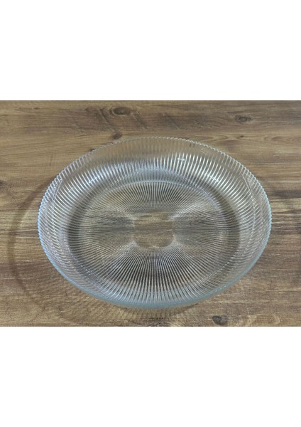 Turuncu Cam Origami Stil Büyük Boy Salata Kasesi, 31CM Çap, 5.5cm Yüksekliğinde fırsatları