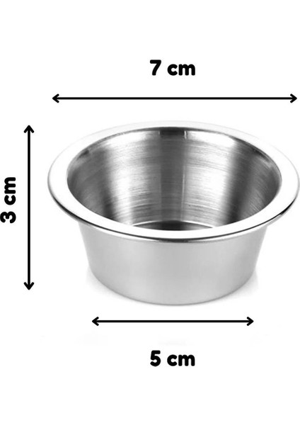 Paslanmaz Çelik Mini Kase Seti, Çok Amaçlı, Dayanıklı, Şık ve Hafif, 4'lü Paket fiyatları