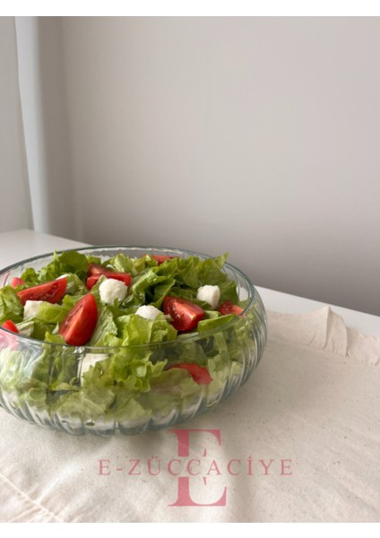 El Yapımı Şeffaf Cam Salata Kasesi, Şık ve Dayanıklı Tasarım fiyatları