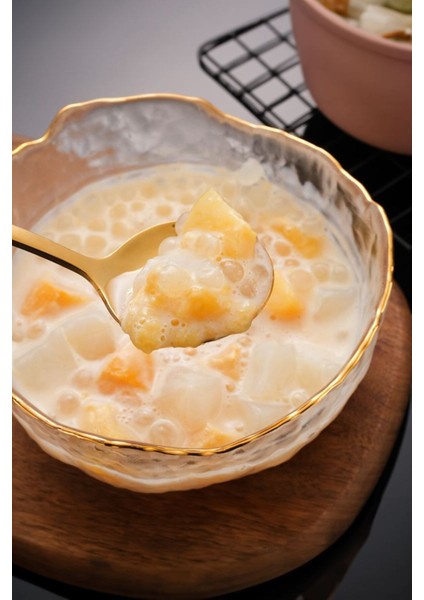 6'lı Set, 18 cm Uzunlukta Şık ve Dayanıklı Tatlı, Latte ve Dondurma Kaşığı modelleri