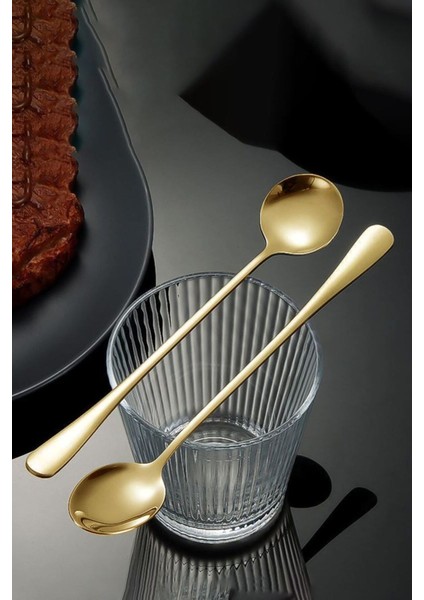 6'lı Set, 18 cm Uzunlukta Şık ve Dayanıklı Tatlı, Latte ve Dondurma Kaşığı fırsatları