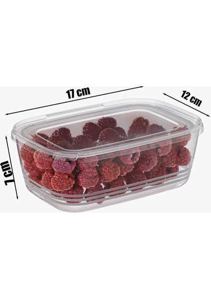 Turuncu, 20 Adet 1l Sızdırmaz, Kendinden Kapaklı, Derin Dondurucu Uyumlu Saklama Kabı