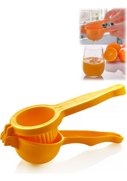Pratik Sert Plastik Narenciye Sıkacağı, 20CM, Mutfak Için Ideal, 1 Adet