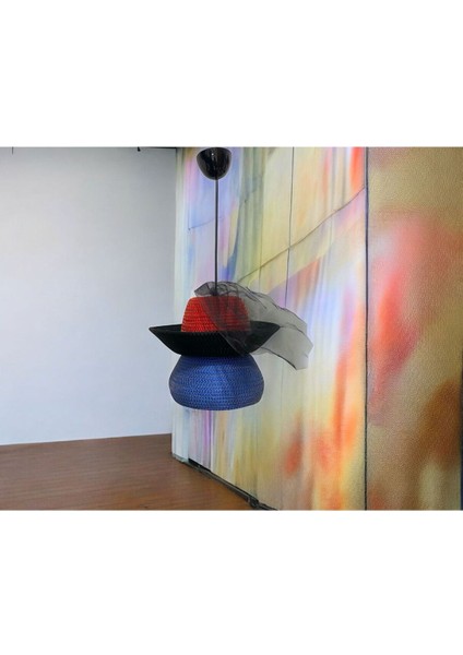 Şık Hasır Sarkıt Avize, Modern ve Rustik Tasarım, Renkli Dekoratif Aydınlatma