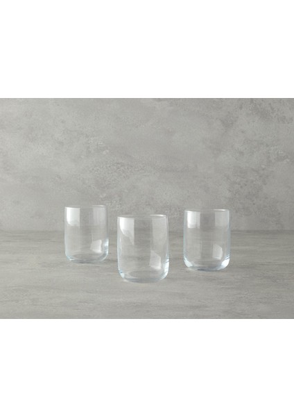3'lü 270 ml Cam Meşrubat Bardağı Seti, Beyaz, Şık ve Dayanıklı