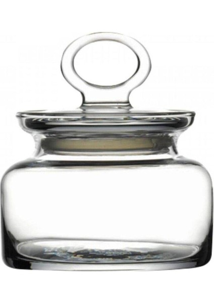 Şeffaf Mutfak Kavanozu, Dayanıklı ve Şık Tasarım, Pratik Kullanım, Turuncu Renk