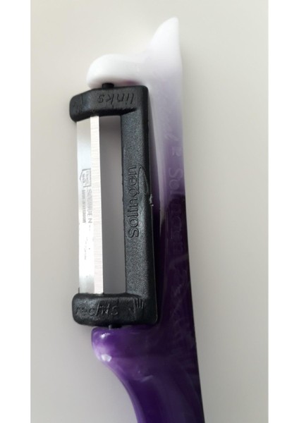 Ebruli Mor Meyve Bıçağı Seti, Yan Soyacak ve Mikro Tırtıklı Doğrama Bıçağı 3'lü fırsatları