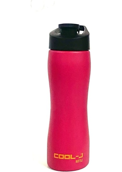 Paslanmaz Çelik Sporcu Matara 750CC, Pembe, Dayanıklı ve Şık Tasarım