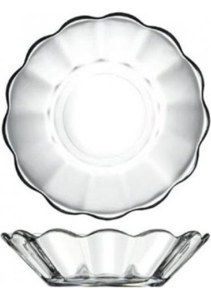 Şık ve Zarif Beyaz Çay Tabağı Seti, 6 Adet, Kaliteli ve Şık Tasarım