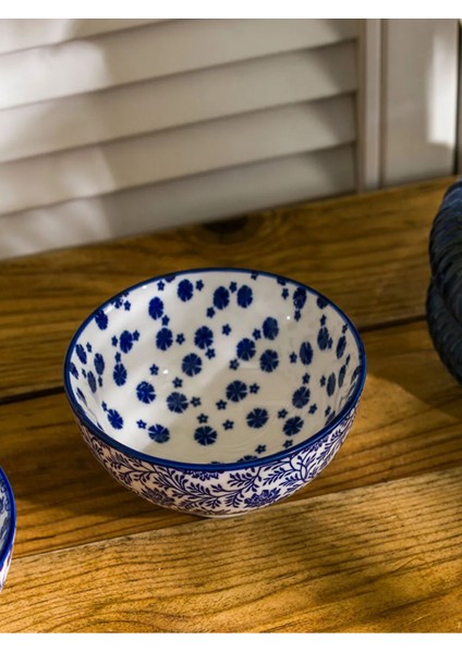 Renkli Baskılı Seramik Kase Çift Seti 11 Cm, Şık ve Kullanışlı Mutfak Aksesuarı fırsatları