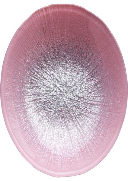 6'lı Pastel Cam Gondol Seti, 12 Cm, Şık Pembe Renkli.