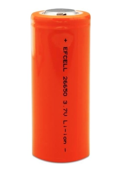 3.7 Volt 4500 Mah Icr 26650 Şarj Edilebilir Pil
