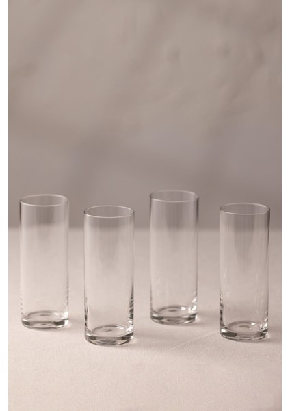 Şık 4'lü 195 cc Bardağı Seti Beyaz Tasarım indirimleri