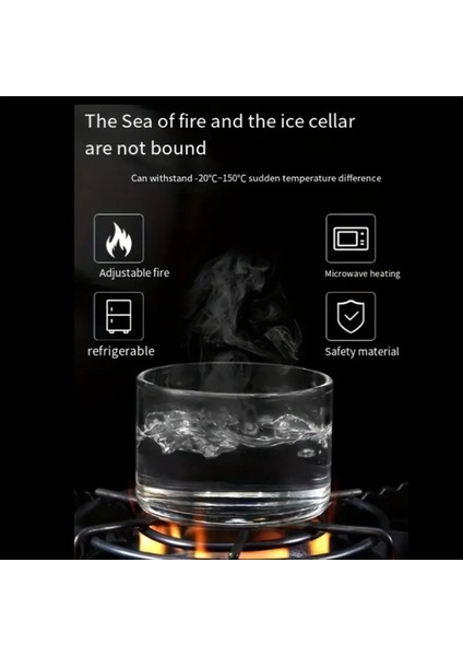 Borosilikat Cam Sunum Kasesi 4'lü Set, 400 Ml, Magnolia, Puding, Reçel, 9x7 cm indirimleri