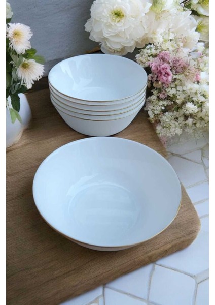 Yaldızlı 6 Kişilik 15 cm Kase, Şık ve Zarif Tasarım