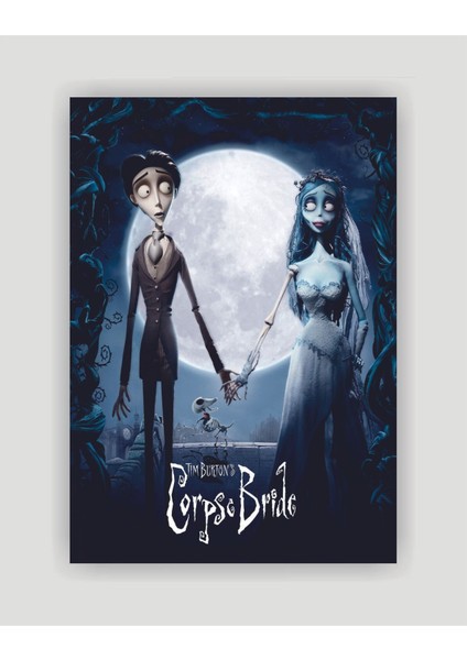 Rüya Gibi Renklerle Corpse Bride Film Duvar Posteri, Kalın Kağıt, Çerçevesiz