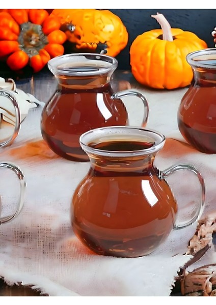 6'lı Borosilikat Çay Bardağı, 225 Ml, Isıya Dayanıklı, Şık ve Dayanıklı Sunum Bardakları fiyatları