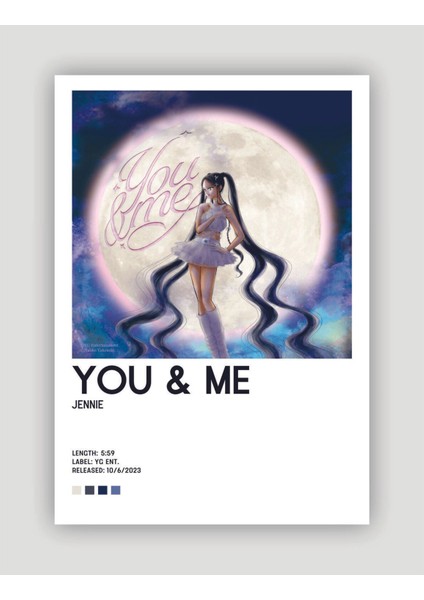Renkli K-Pop Posteri, Duvar Dekoru, Kalın Kağıt, Çerçevesiz