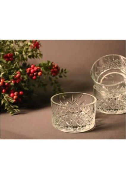 Şık Cam Çerezlik ve Lokumluk, 6'lı Set, Zarif ve Kullanışlı Tasarım