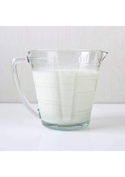 Şeffaf Sert Cam Ölçüm Kabı, 1,13 L, 14X14X14 Cm, Gri Renk fiyatları