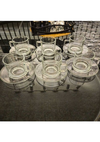 12 Parça Beyaz Çay ve Kahve Fincanı Takımı, Şık ve Kullanışlı Set modelleri