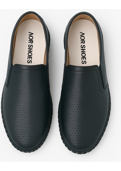 GR0189 Deri Günlük Kullanım Delikli Yazlık Comfort Erkek Ayakkabı