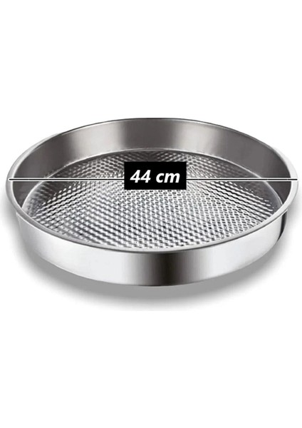 Paslanmaz Çelik Çiğ Köfte Tepsisi ve Leğen 44 Cm, Dayanıklı ve Şık Tasarım