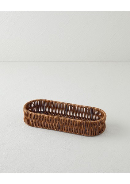 Kahverengi Plastik Ekmek Sepeti 28X11X7 Cm, Pratik ve Şık Mutfak Aksesuarı fiyatları