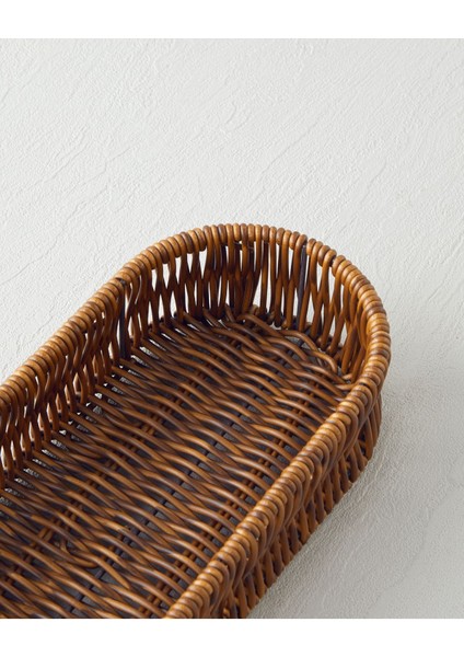 Kahverengi Plastik Ekmek Sepeti 28X11X7 Cm, Pratik ve Şık Mutfak Aksesuarı modelleri