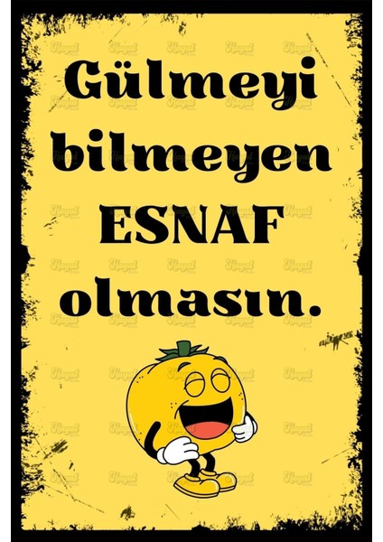 Retro Ahşap Duvar Yazıları, Esnaf Temalı Şık ve Doğal Dekoratif Poster